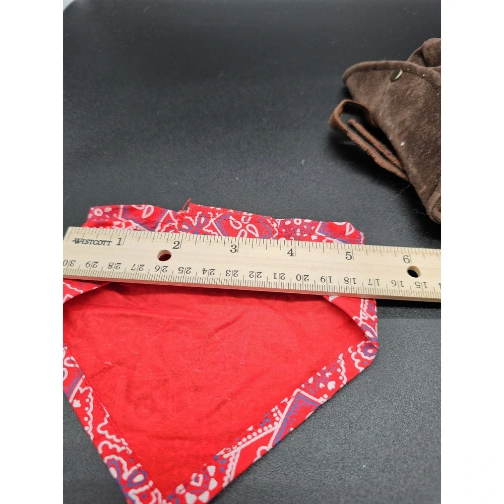Pet Halloween Cowboy Hat &‎ Bandana Costume ~ Small Dog